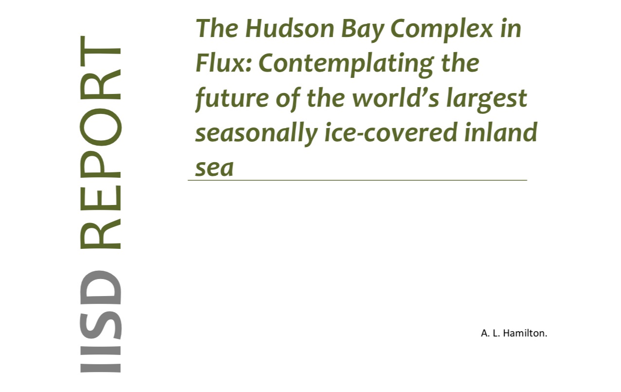 The Hudson Bay Complex in Flux: Contemplating the future of the world’s largest seasonally ice-covered inland sea