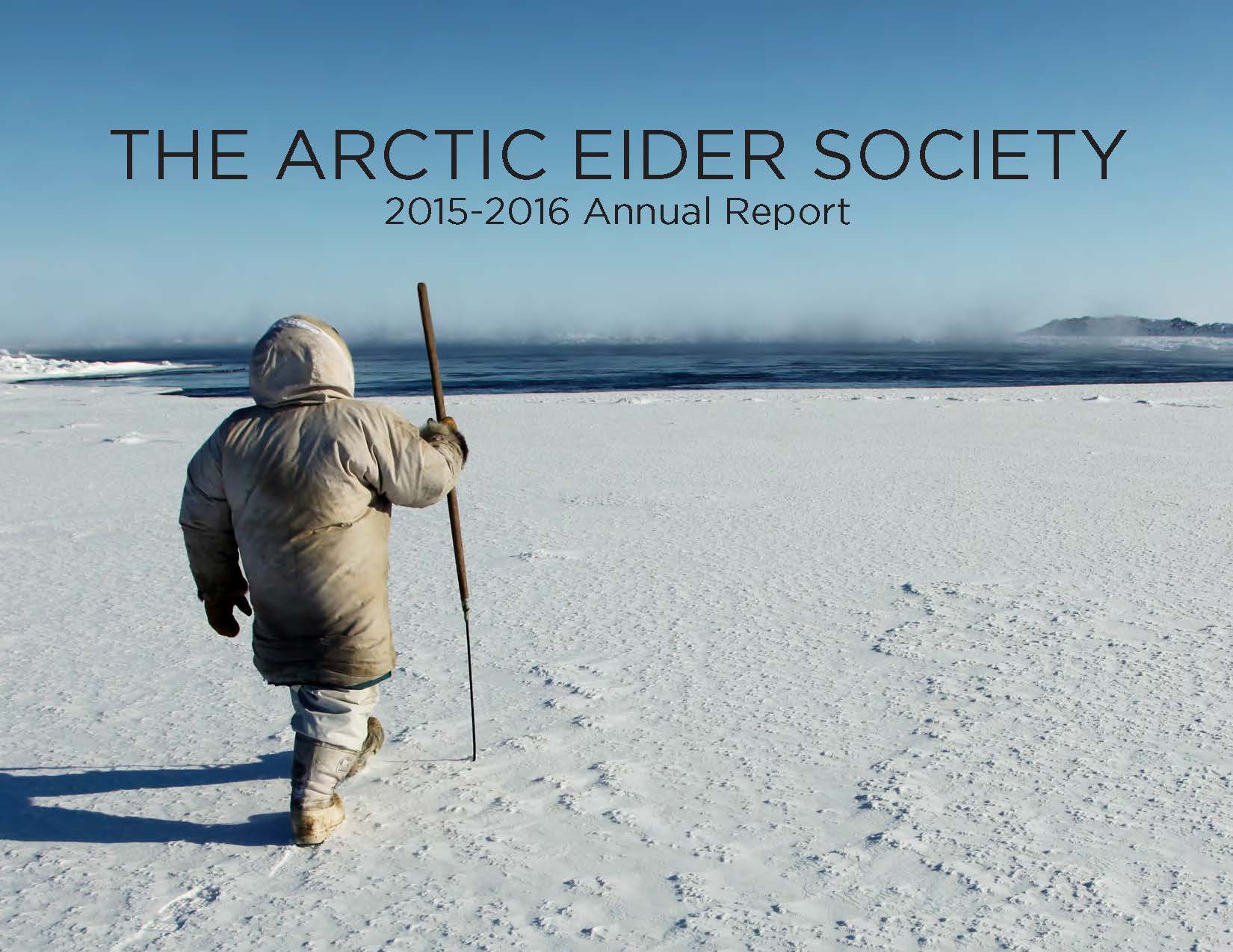 The Arctic Eider Society 2015-2016 Annual Report
