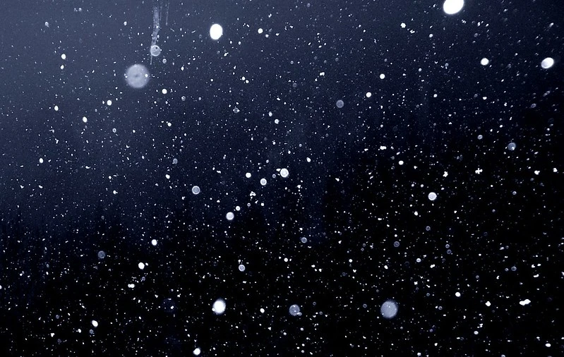 Snowing